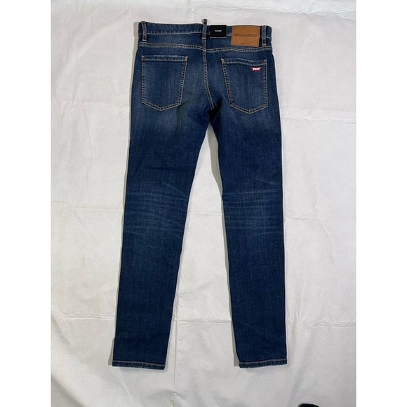 DSQUARED2 Mens Slim Jean Jeans IT48 W34 Blue Denim S74LB0565S30664470 NWT - Picture 9 of 16